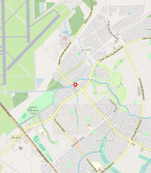 Map showing Action Behavior Centers - ABA Therapy for Autism in houston, TX