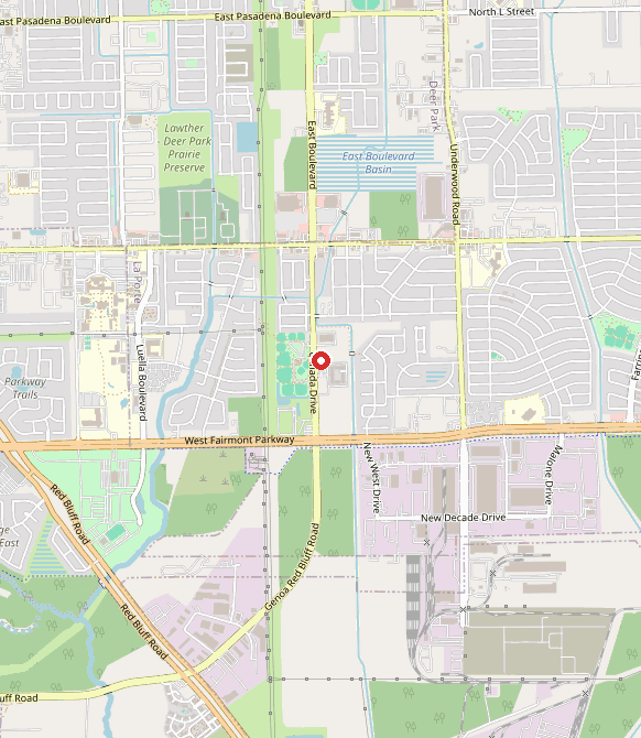Map showing Action Behavior Centers - ABA Therapy for Autism in la porte, TX
