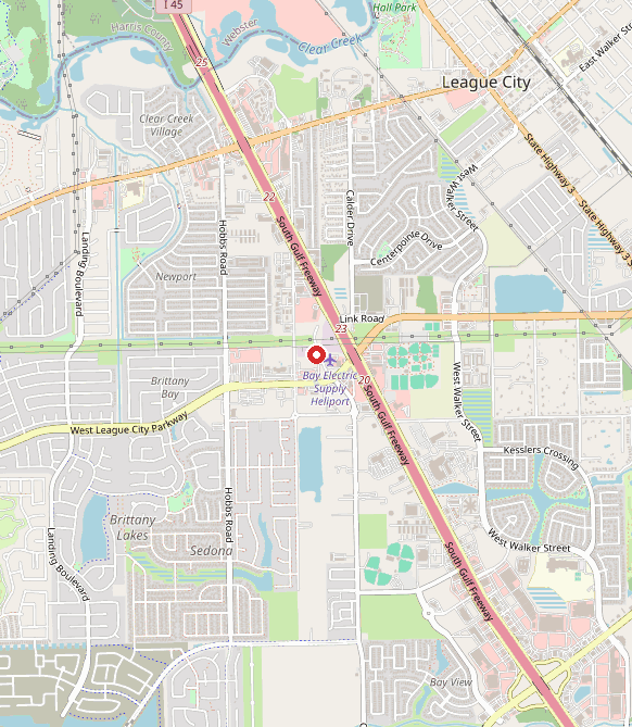 Map showing Action Behavior Centers - ABA Therapy for Autism in league city, TX