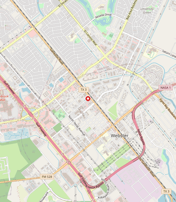 Map showing Distinct Abilities in webster, TX