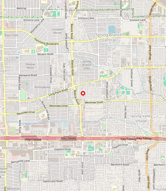Map showing Summerhouse Houston in houston, TX