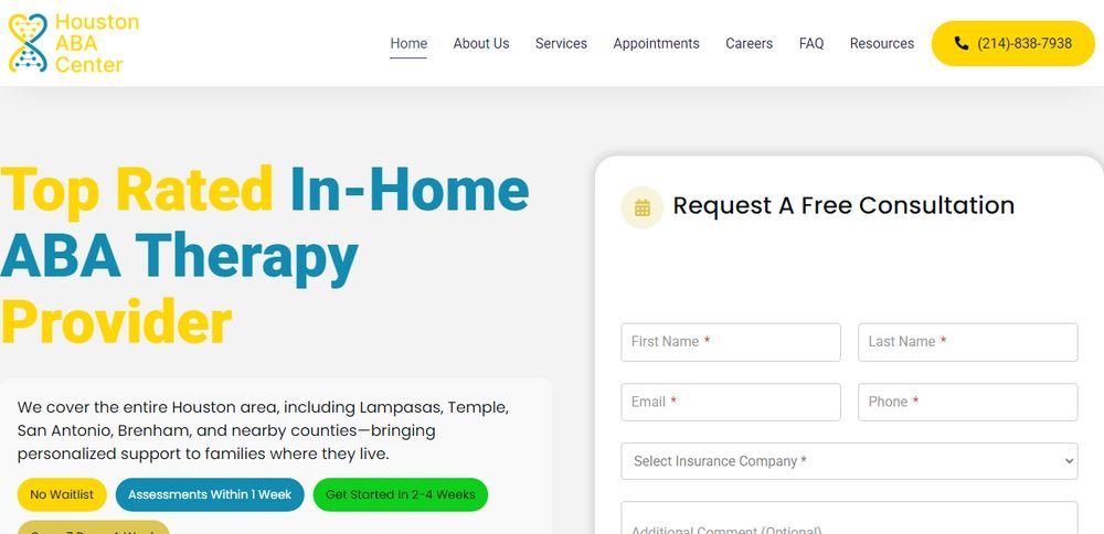 Houston ABA Center - In Home ABA Therapy For Kids with Autism